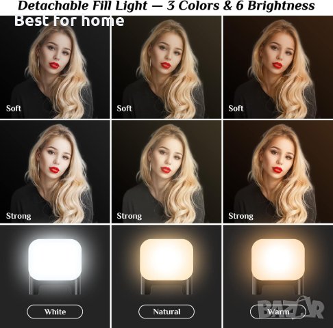 Трипод- селфи стик с акумулаторна лампа и дистанционно от Selfie Show 104 смт Selfie Show, снимка 2 - Чанти, стативи, аксесоари - 41831369