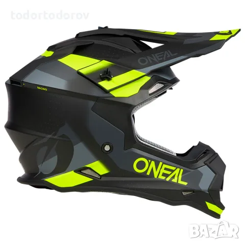 ТОП ОФЕРТА Мотокрос мото каска ONEAL 3SRS SPYDE ,S 55-56см. .NEW 125 €, снимка 2 - Аксесоари и консумативи - 56075975