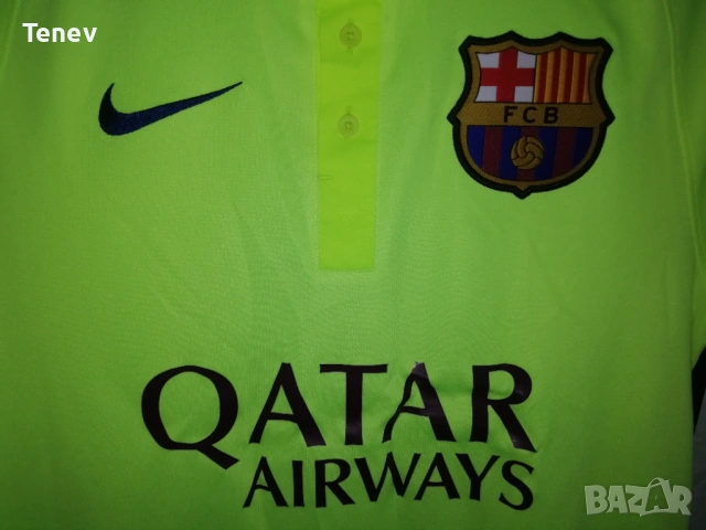 Barcelona Neymar Jr Nike оригинална тениска фланелка Неймар Барселона трети екип 2014/2015 , снимка 5 - Тениски - 53063682
