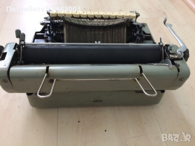 Стара немска пишеща машина Rheinmetall латиница , снимка 4 - Антикварни и старинни предмети - 41361465