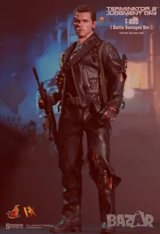 ХОТ ТОЙС Т-800 и Т-1000 Hot Toys DX13B - Terminator 2 : Judgment Day - T800 Battle Damaged Version, снимка 3 - Колекции - 55963609
