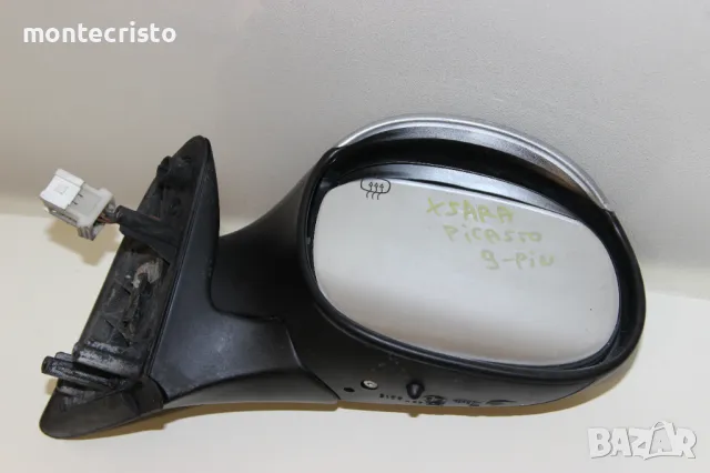 Дясно електрическо огледало Citroen Xsara Picasso (1999-2004г.) 9 пина / температурен датчик, снимка 4 - Части - 49521257