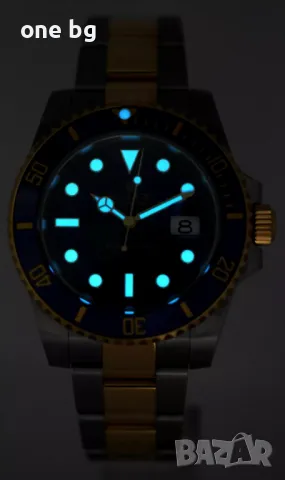 Rolex Submariner Two tone Black , снимка 9 - Мъжки - 48286620