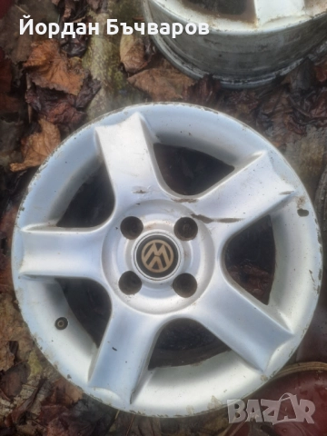 Алуминиеви джанти 14 Цола 4Х100 от VW Golf Mk2 , снимка 3 - Гуми и джанти - 52446071