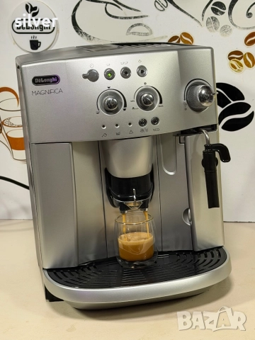 Кафемашина кафе автомат delonghi magnifica с гаранция, снимка 6 - Кафемашини - 52313882