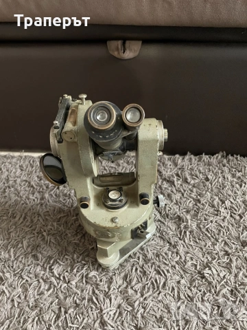 Антикварен немски теодолит, снимка 8 - Антикварни и старинни предмети - 53717356