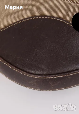 Дизайнерска Prada/Прада канвас чанта от канвас цвят на зелена маслина, снимка 12 - Чанти - 49727027