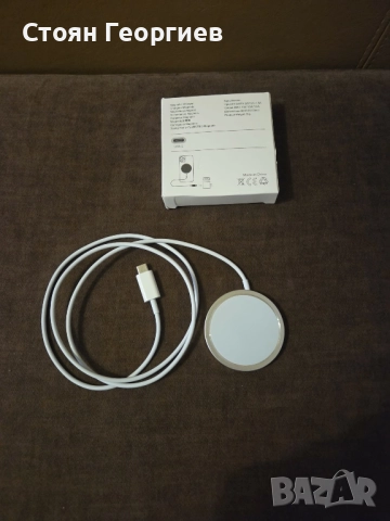 Магнитно безжично зарядно, Mag-Safe 15W бързо безжично зарядно, съвместимо с iPhone, снимка 3 - Друга електроника - 52528249
