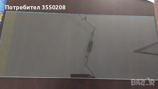 Стъклени рафтове 28,5 х 68, снимка 2 - Секции и витрини - 48624301