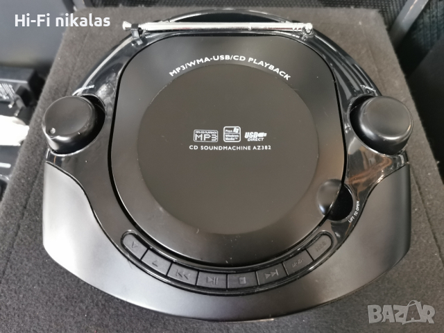 FM радио касетофон USB CD плейър PHILIPS AZ382 AZ385 AZ382, снимка 5 - Радиокасетофони, транзистори - 44840227