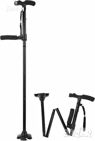 Модерен сгъваем Бастун с LED осветление /Нов/, снимка 7 - Бастуни - 51393486