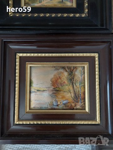Лимож(Limoges)Картини рисувани върху емайл, снимка 4 - Картини - 41461273