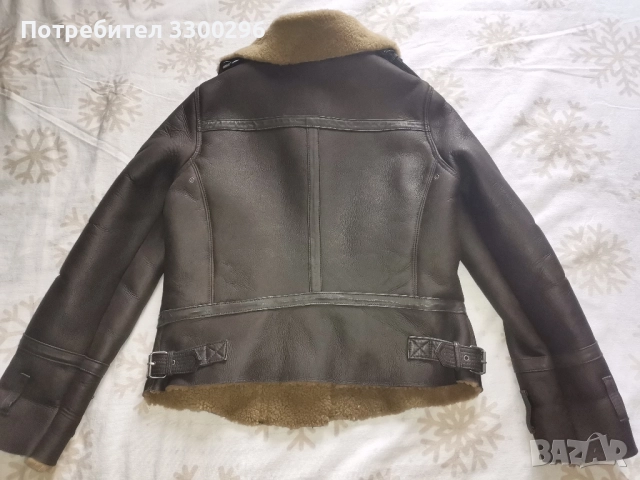 Дамско кожено яке, снимка 2 - Якета - 52953656