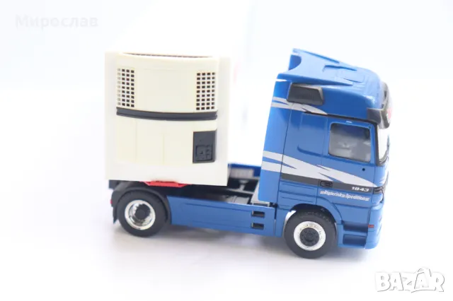 HERPA 1:87 H0 MERCEDES ACTROS КАМИОН TIR МОДЕЛ KОЛИЧКА, снимка 4 - Колекции - 50044689
