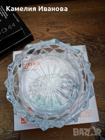 Страхотен модел кристален пепелник + подарък 