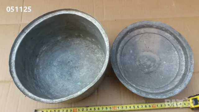 отлична кована възрожденска бакърена тенджера , снимка 11 - Антикварни и старинни предмети - 48524682