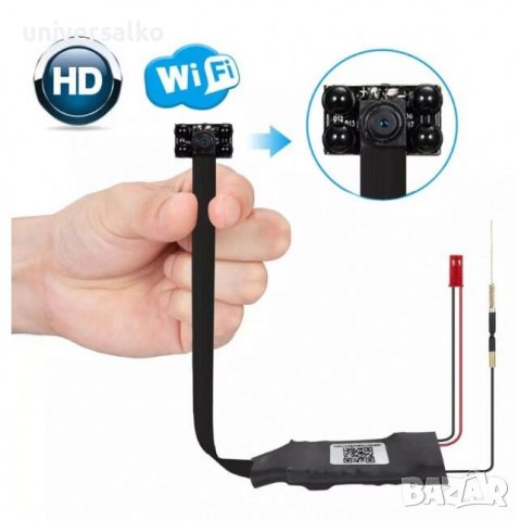 WiFi мини микро, шпионска, скрита камера за видеонаблюдение
