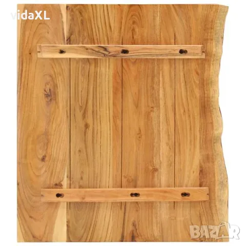 vidaXL Плот за баня, акация масив, 58x52x3,8 см（SKU: 286318）, снимка 2 - Градински мебели, декорация  - 56135399