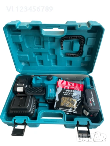 Акумулаторна резачка KraftMaster с омасляване на веригата, 30 см шина, 36V/10Ah, снимка 4 - Градински инструменти - 53432640