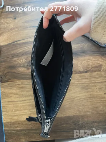 Черна чанта с бродерия Desigual , снимка 4 - Чанти - 50123732