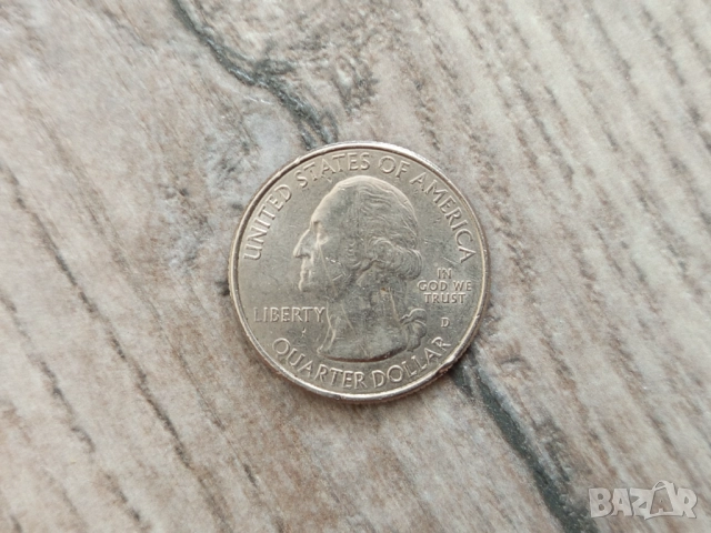 Монета 2015 Съединени Щати Washington Quarter - 25 Cents (Blue Ridge Parkway, North Carolina) , снимка 3 - Нумизматика и бонистика - 52111260