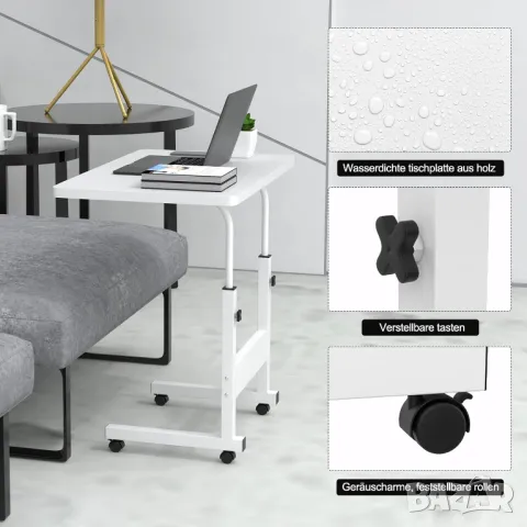 Стоящо бюро с регулируема височина, компютърно повдигаща се маса, снимка 5 - Бюра - 49668138