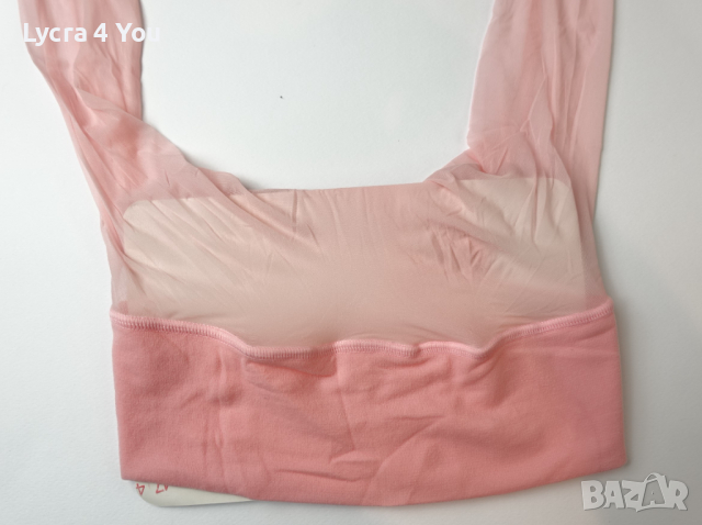 XS/S нов, розов безшевен дамски чорапогащник с широк плосък колан, снимка 4 - Бельо - 44546656