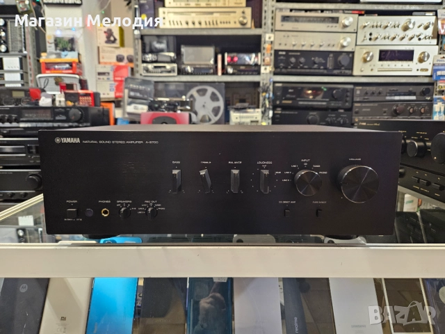 Усилвател Yamaha A-S700 Две по 105 вата. В отлично техническо и визуално състояние.