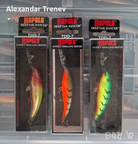 Воблери Rapala TD и TDD, снимка 5 - Такъми - 53691706