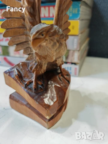 Дървена статуетка Орел и змия, снимка 7 - Статуетки - 50859894