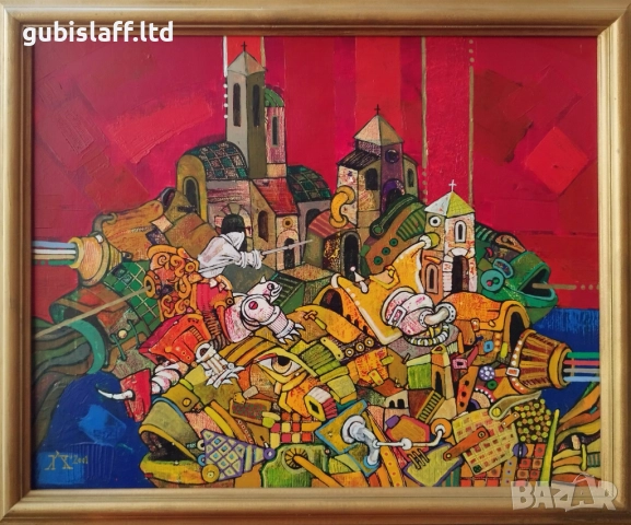 Картина "Двубой", проф. Пл. Легкоступ, 2001 г.