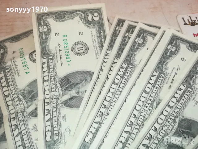 КОЛЕКЦИОНЕРСКИ ДОЛАРИ ОТ САЩ 2 ДОЛАРА 35ЛВ 1210241658, снимка 9 - Нумизматика и бонистика - 47558287