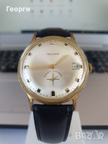 Антикварен часовник Trumpf , снимка 2 - Мъжки - 36252932
