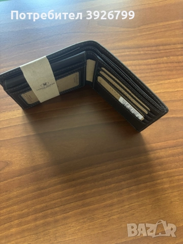 Мъжки кожен портфейл, снимка 3 - Портфейли, портмонета - 51866741