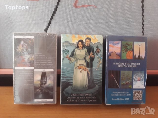 78 съвременни таро карти: Urban Tarot & Pagan Tarot & Spacious Tarot, снимка 2 - Други игри - 33814085