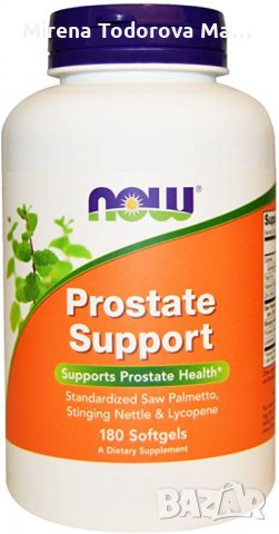Now Foods Prostate Support, 180 tab Поддръжка на простатата