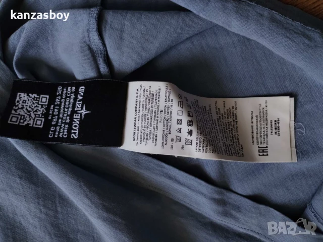 stone island - страхотна мъжка тениска КАТО НОВА Л, снимка 8 - Тениски - 50535898