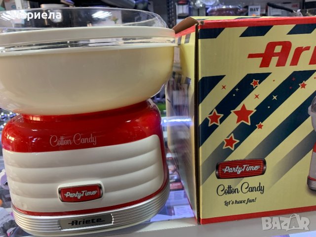 Нова Машина за захарен памук Ariete / Машина за памучна ВАТА ARIETE 2973, снимка 8 - Други - 44172802