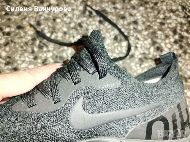 Nike Epic React Flyknit Triple Black , снимка 3 - Маратонки - 38694698