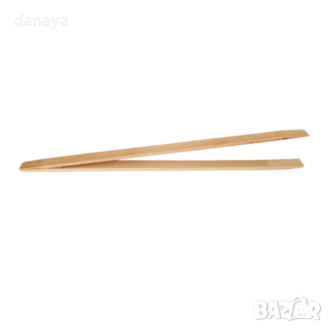 4542 Дървена дълга щипка за скара, 41 см, снимка 3 - Прибори за хранене, готвене и сервиране - 44774438