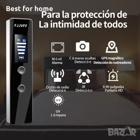 Детектор за скрити камери, GPS, подслушватели и др. FJJVFF, снимка 3 - Комплекти за видеонаблюдение - 47819866