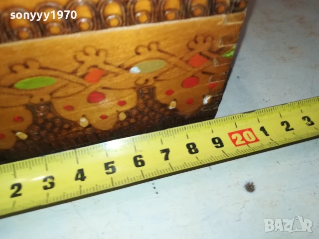 КРАСИВА ДЪРВЕНА КУТИЯ 30СМ 0306251009, снимка 14 - Други ценни предмети - 50530381