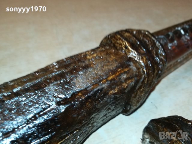 СТЪКЛЕН МЕЧ С НОЖНИЦА 80СМ 0907230850, снимка 5 - Антикварни и старинни предмети - 41492922