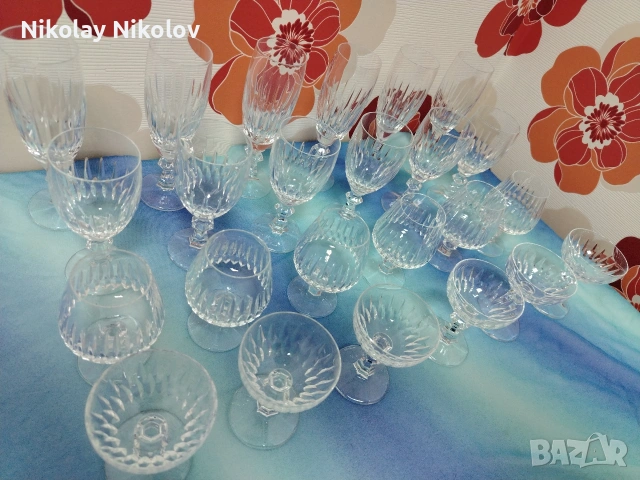 К-т кристални чаши НОВО, снимка 1 - Чаши - 53144669