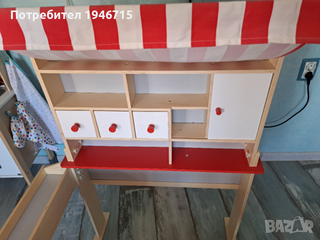 Детски дървен магазин, снимка 5 - Мебели за детската стая - 44927083