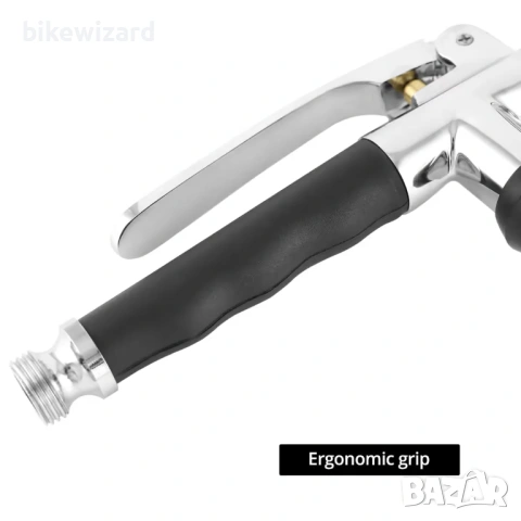 QWORK Месингова издърпваща се глава за кухненски кран с фиксиращо заключване – хромирана НОВО