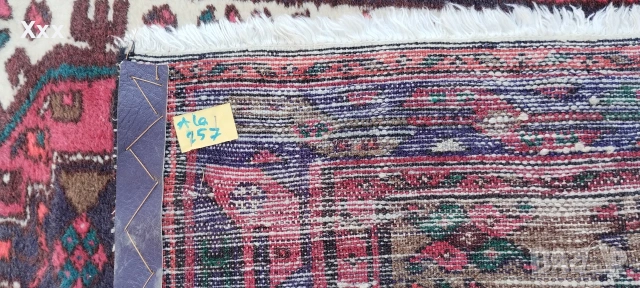 Ръчно тъкана вълнена персийска пътека.Топ качество за ценители., снимка 6 - Пътеки - 53847733