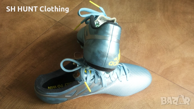 Adidas MESSI 15.3 Blue FG/AG Matte Ice Metallic Football Boots EUR 43 1/3 / UK 9 бутонки 212-14-S, снимка 6 - Футбол - 52228385