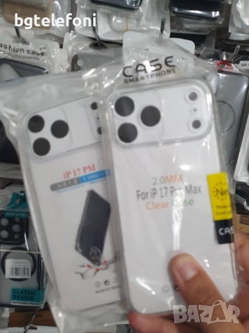 iPhone 17 , AIR , 17 Pro , 17 Pro Max прозрачни силиконови гърбове, снимка 4 - Калъфи, кейсове - 51726165