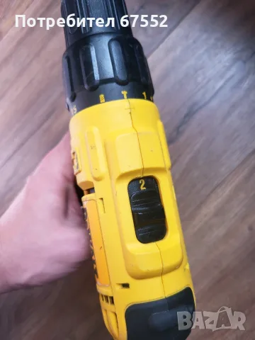 Ударен винтоверт Dewalt DCD776, само тяло в отлично състояние., снимка 3 - Винтоверти - 56127313
